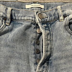 PacSun Light Blue Button-Fly Jeans